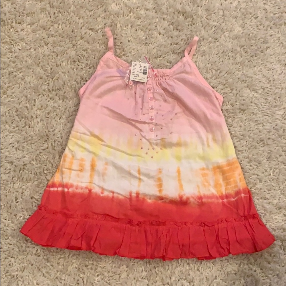Size 7 Justice tank top NWT